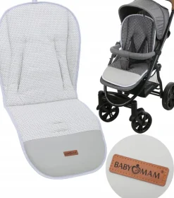 Babymam wkładka do wózka spacerówki dwustronna uniwersalna babymam ALLinONE
