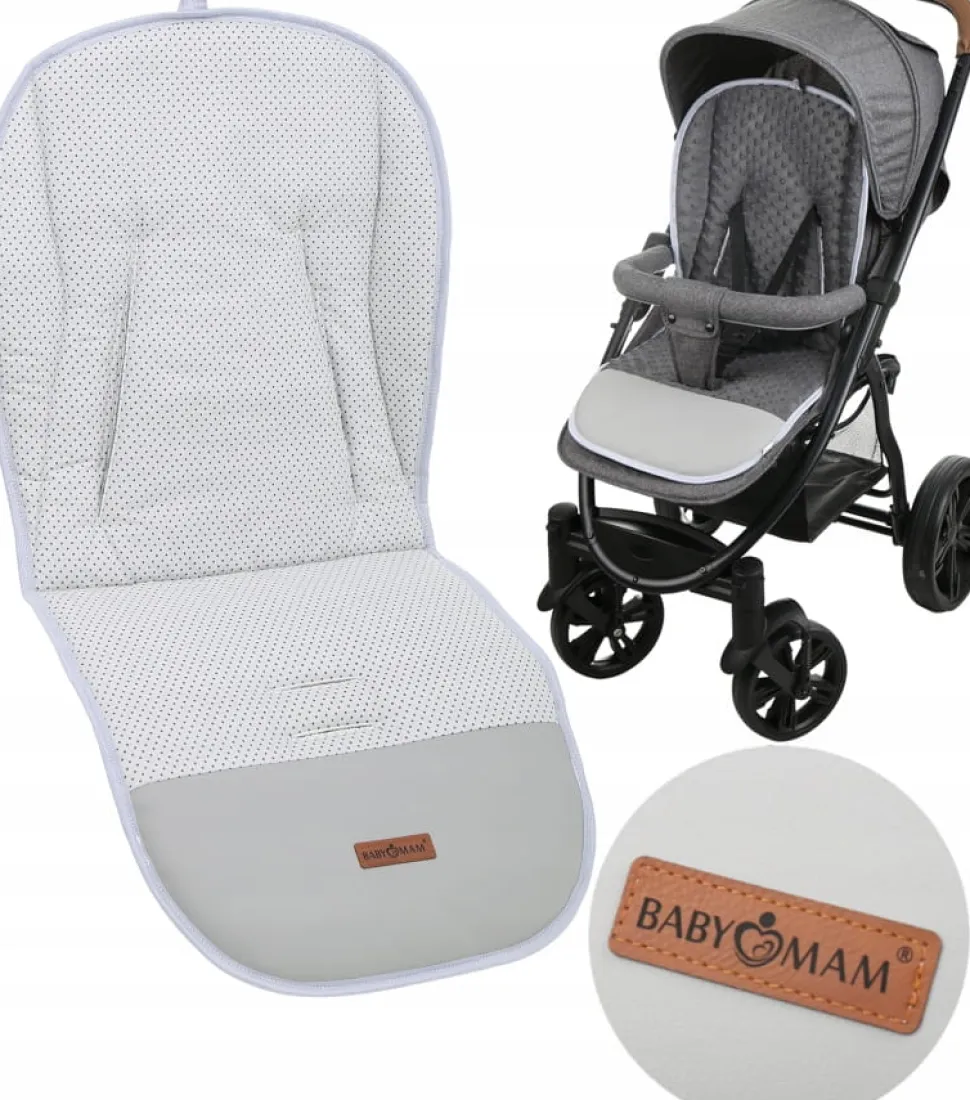 Babymam wkładka do wózka spacerówki dwustronna uniwersalna babymam ALLinONE