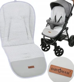 Babymam wkładka do wózka spacerówki dwustronna uniwersalna babymam ALLinONE