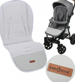 Babymam wkładka do wózka spacerówki dwustronna uniwersalna babymam ALLinONE