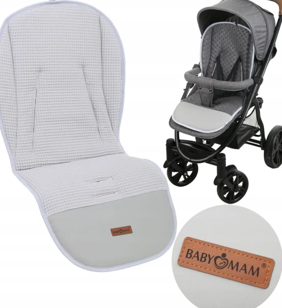 Babymam wkładka do wózka spacerówki dwustronna uniwersalna babymam ALLinONE