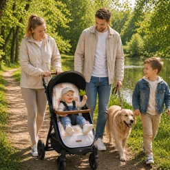 Babymam wkładka do wózka spacerówki dwustronna uniwersalna babymam ALLinONE