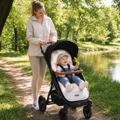 Babymam wkładka do wózka spacerówki dwustronna uniwersalna babymam ALLinONE