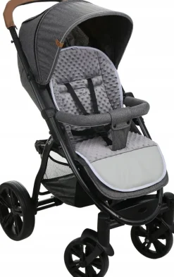 Babymam wkładka dwustronna do wózka spacerówki minky + wafel