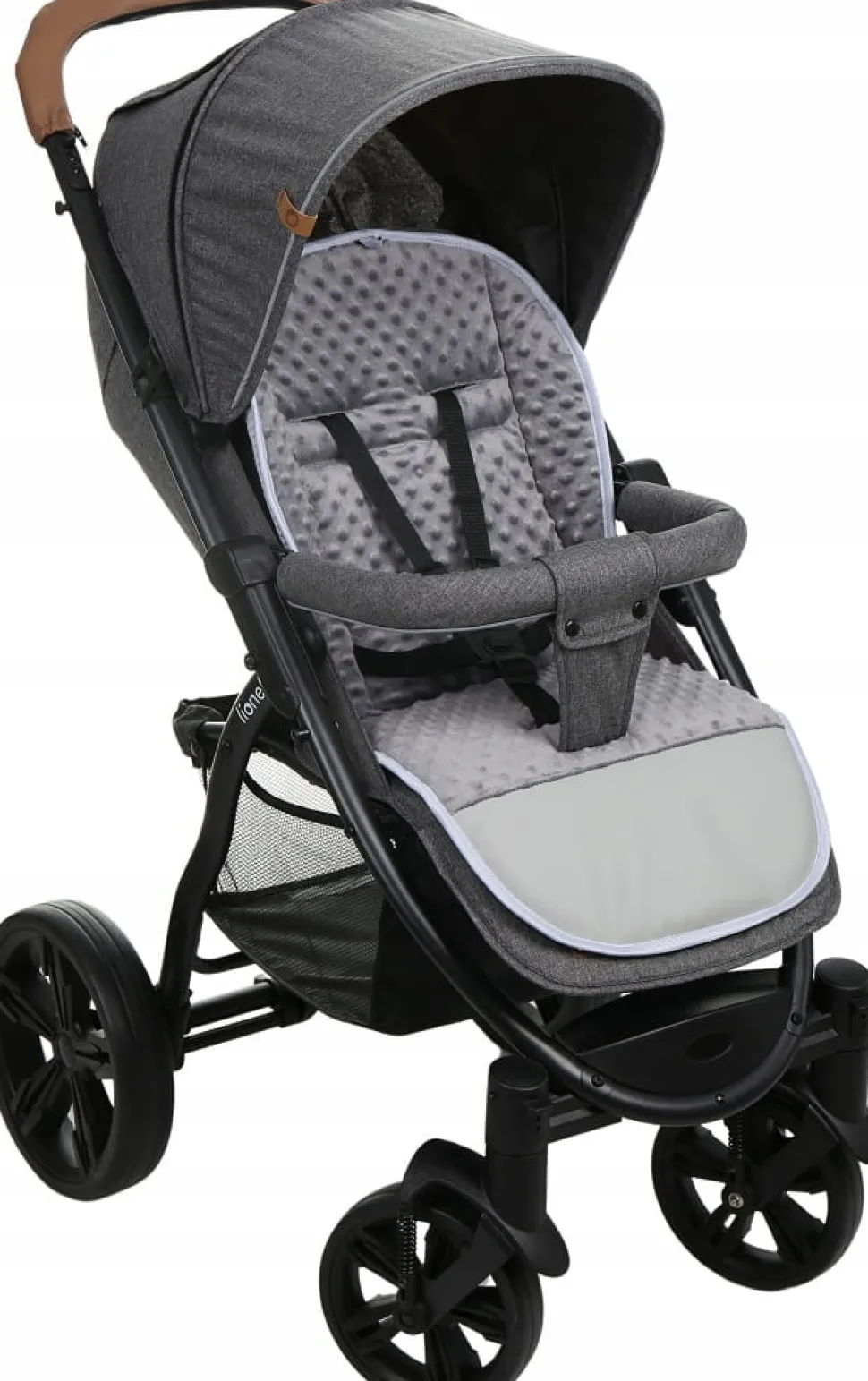 Babymam wkładka dwustronna do wózka spacerówki minky + wafel
