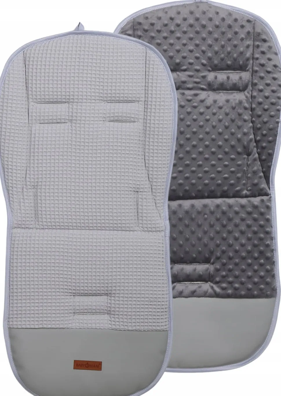 Babymam wkładka dwustronna do wózka spacerówki minky + wafel