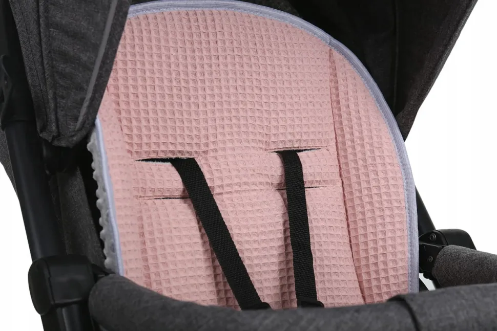 Babymam wkładka dwustronna do wózka spacerówki minky + wafel