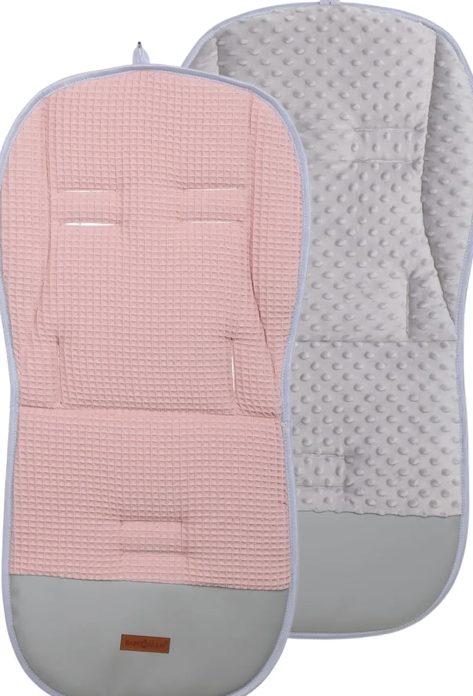 Babymam wkładka dwustronna do wózka spacerówki minky + wafel
