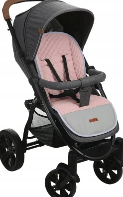 Babymam wkładka dwustronna do wózka spacerówki minky + wafel
