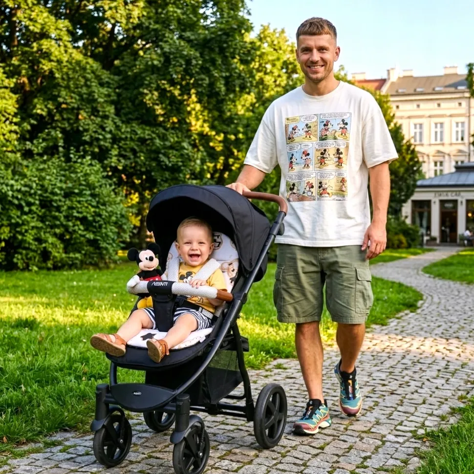Babymam wkładka dwustronna do wózka spacerówki