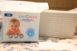 Babymam 6x płatki kosmetyczne bawełniane dla niemowląt dzieci 60szt 360szt