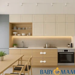 Babymam zabezpieczenia szafek szuflad szaf blokada mebli zatrzask 12szt