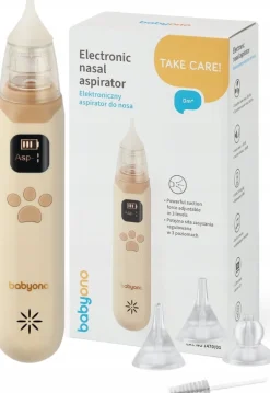 Babyono aspirator do nosa elektroniczny na katarek dla niemowląt