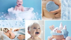 Babyono gąbka myjka dla dzieci niemowląt mięciutka delikatna