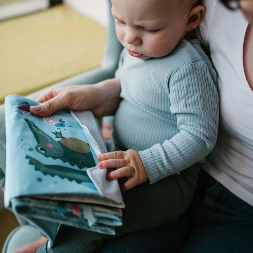 Babyono książeczka sensoryczna edukacyjna safari 1564