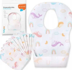 Babyono śliniaki jednorazowe z kieszonką