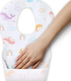 Babyono śliniaki jednorazowe z kieszonką
