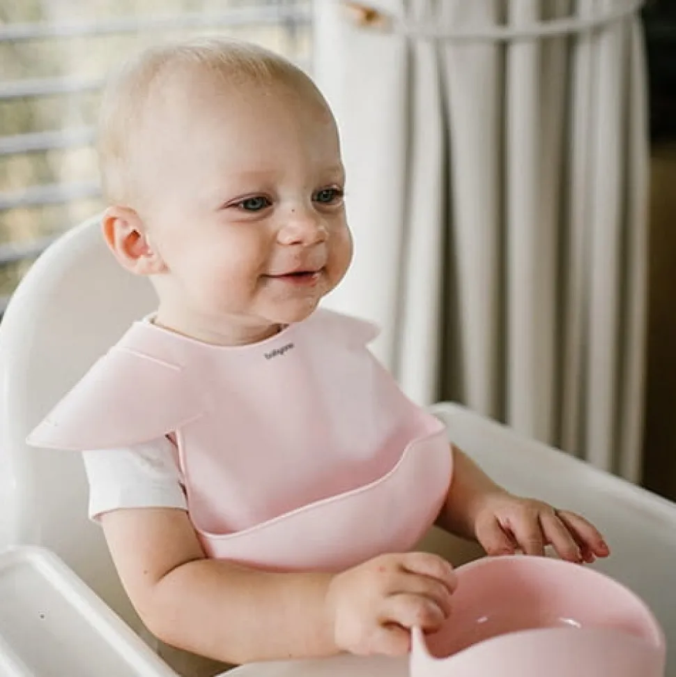 Babyono śliniak silikonowy regulowane zapięcie kieszonka