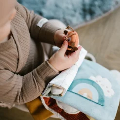 Babyono miekka ksiązeczka sensoryczna rozwojowa edukacyjna z zawieszką