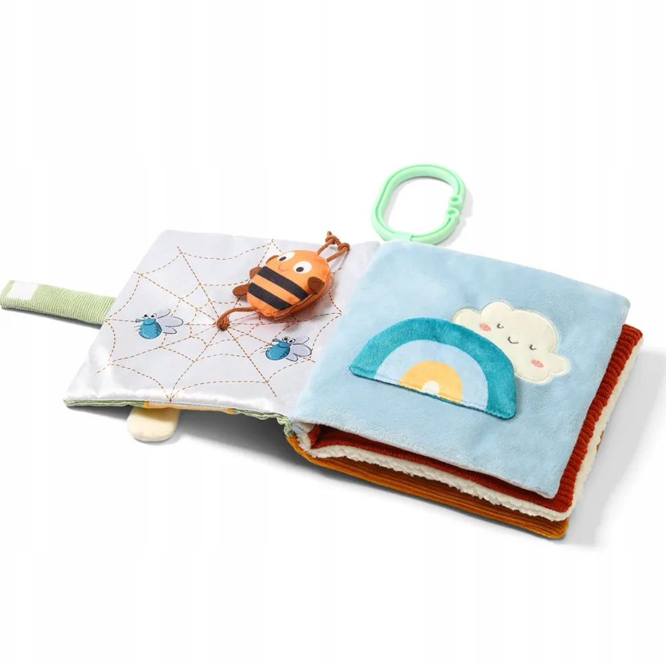 Babyono miekka ksiązeczka sensoryczna rozwojowa edukacyjna z zawieszką