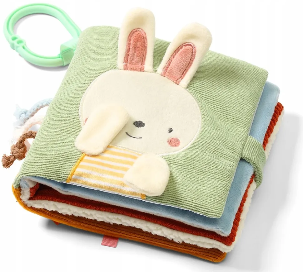 Babyono miekka ksiązeczka sensoryczna rozwojowa edukacyjna z zawieszką
