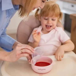 Babyono miseczka silikonowa z przyssawką i przykrywką dla dzieci