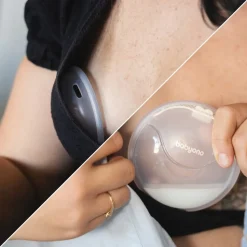 Babyono muszle laktacyjne do mleka kolektory + etui laktator 2szt