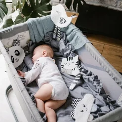 BABYONO przytulanka kontrastowa szeleścik kotek 0m+