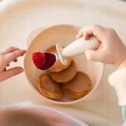 Babyono sztućće dla dzieci stal nierdzewna widelczyk łyżeczka zestaw