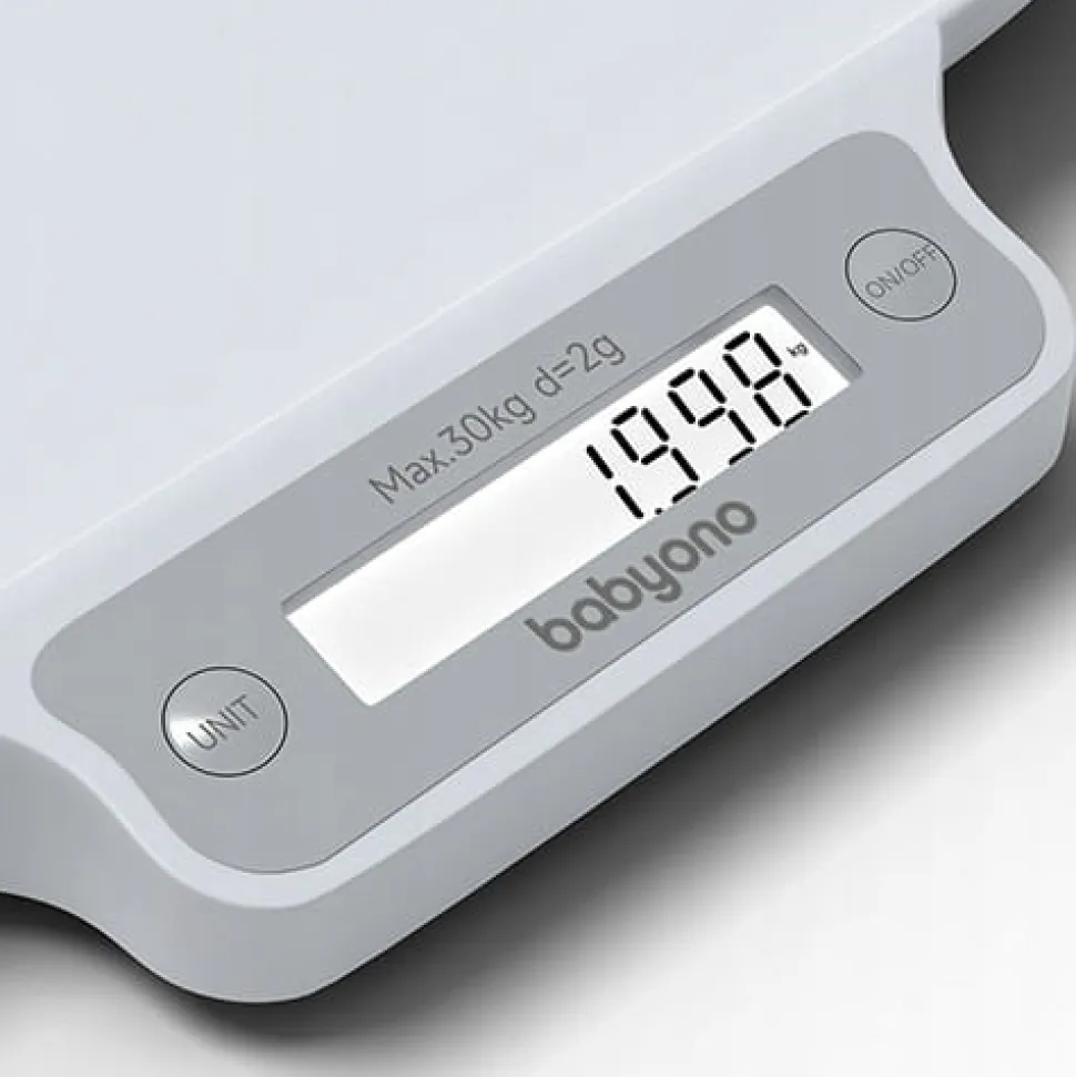 Babyono waga elektroniczna dla dzieci niemowląt wcześniaków do 30 kg 1079