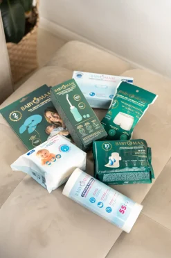 Bambusowe suche chusteczki dla niemowląt i dzieci 50 szt Babymam