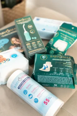 Bambusowe suche chusteczki dla niemowląt i dzieci 50 szt Babymam