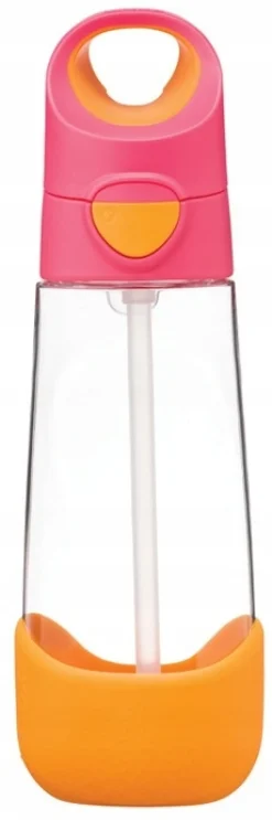 B.BOX butelka tritanowa do picia ze słomką 600ml na wodę