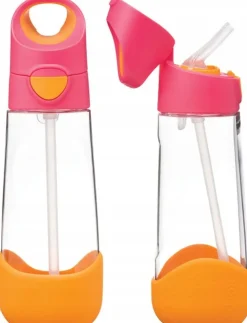 B.BOX butelka tritanowa do picia ze słomką 600ml na wodę