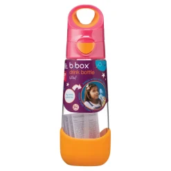 B.BOX butelka tritanowa do picia ze słomką 600ml na wodę