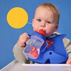 B.BOX innowacyjny kubek bidon z obciążoną słomką Superman