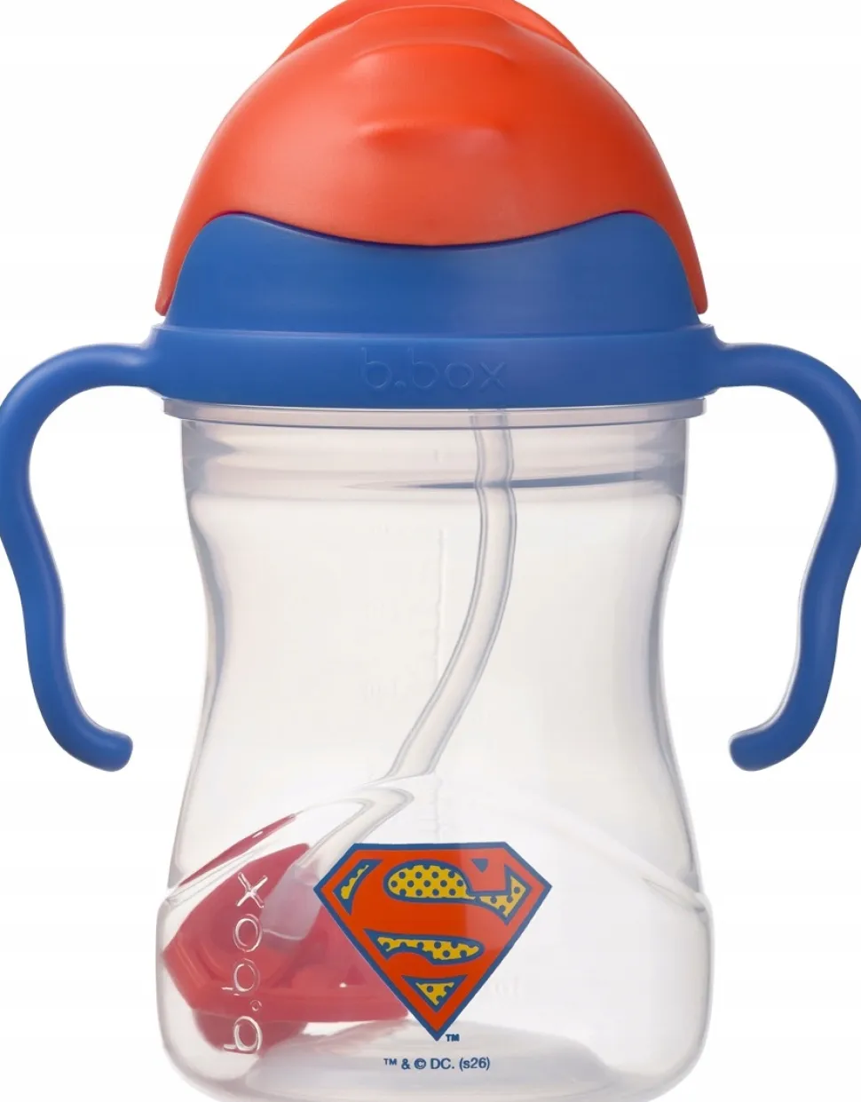B.BOX innowacyjny kubek bidon z obciążoną słomką Superman