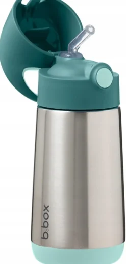 B.BOX termobutelka termos kubek słomka 350ml 12m+