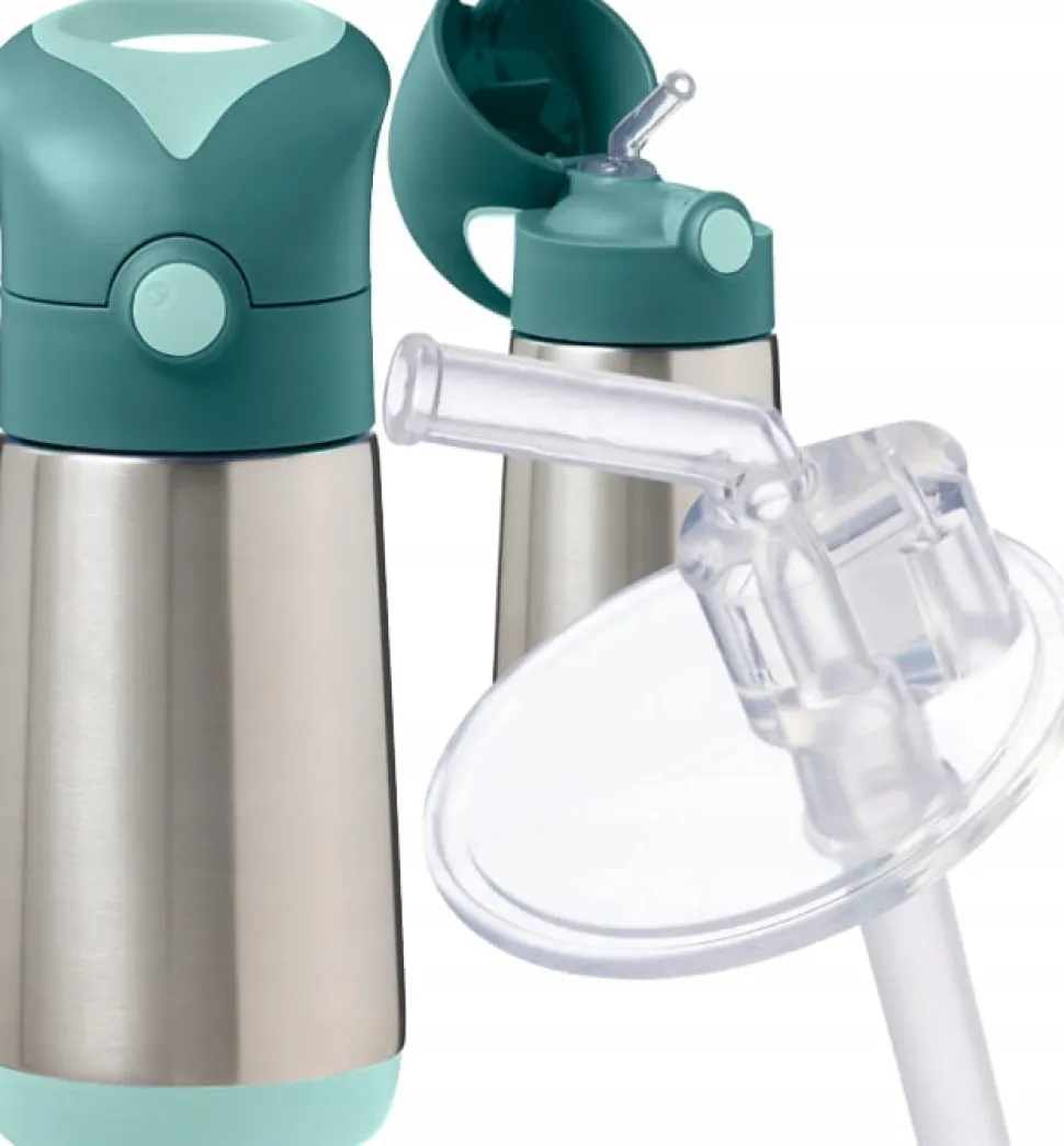 B.BOX termobutelka termos kubek słomka 350ml 12m+