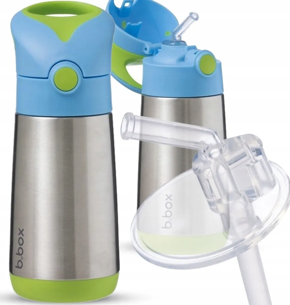 B.BOX termobutelka termos kubek słomka 350ml 12m+