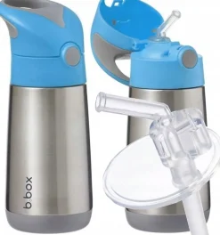 B.BOX termobutelka termos kubek słomka 350ml 12m+