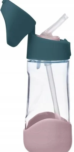 B.BOX tritanowa butelka kubek bidon + słomka 450ml