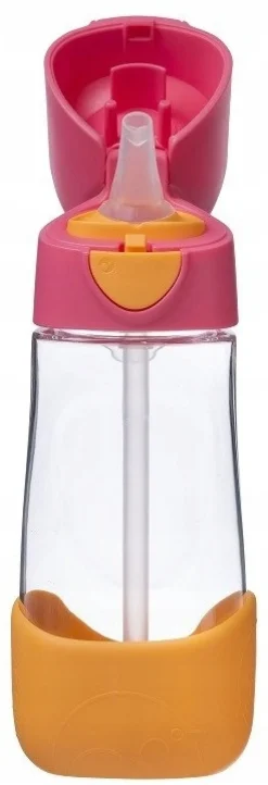 B.BOX tritanowa butelka kubek bidon + słomka 450ml