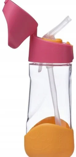 B.BOX tritanowa butelka kubek bidon + słomka 450ml