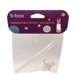 B.box zestaw słomki słomka z łącznikiem do butelki tritanowej 450ml