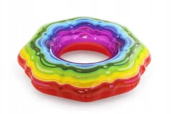 BESTWAY koło dmuchane na plażę basen nad wodę rainbow 115 cm 36163