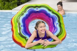 BESTWAY koło dmuchane na plażę basen nad wodę rainbow 115 cm 36163