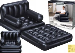 BESTWAY materac dmuchany jednoosobowy fotel rozkładanay 4w1 75114