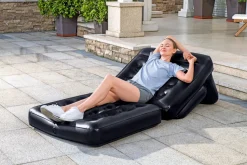 BESTWAY materac dmuchany jednoosobowy fotel rozkładanay 4w1 75114