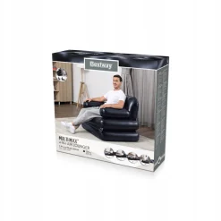 BESTWAY materac dmuchany jednoosobowy fotel rozkładanay 4w1 75114